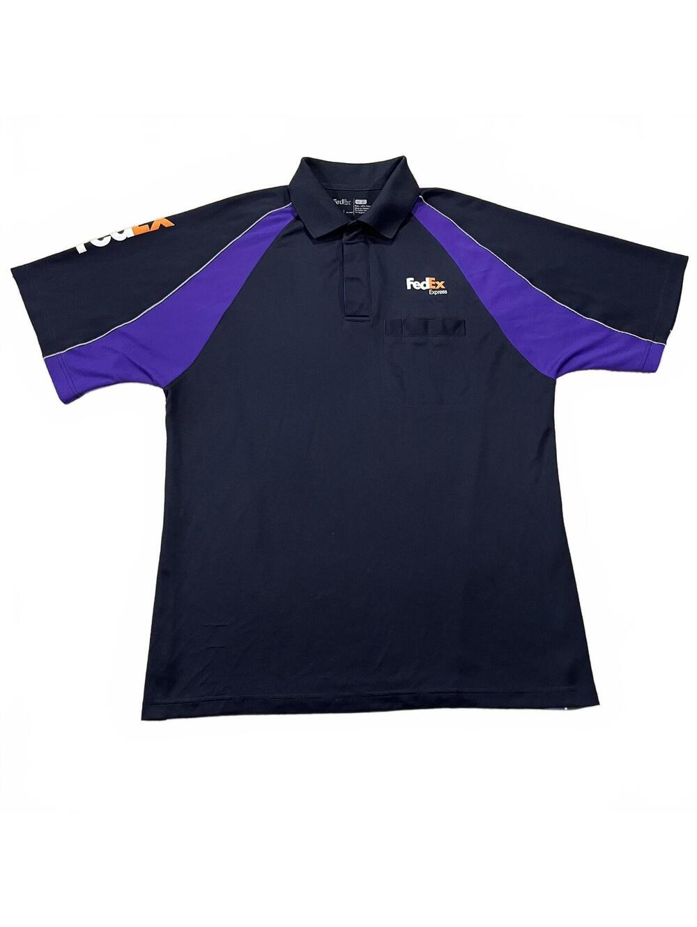 FedEx Express Uniform Work Polo Shirt Size Large